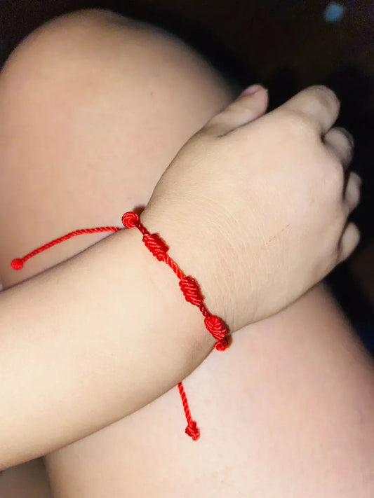 Pulseras de ojo turco o 7 nudos para bebe y ninos