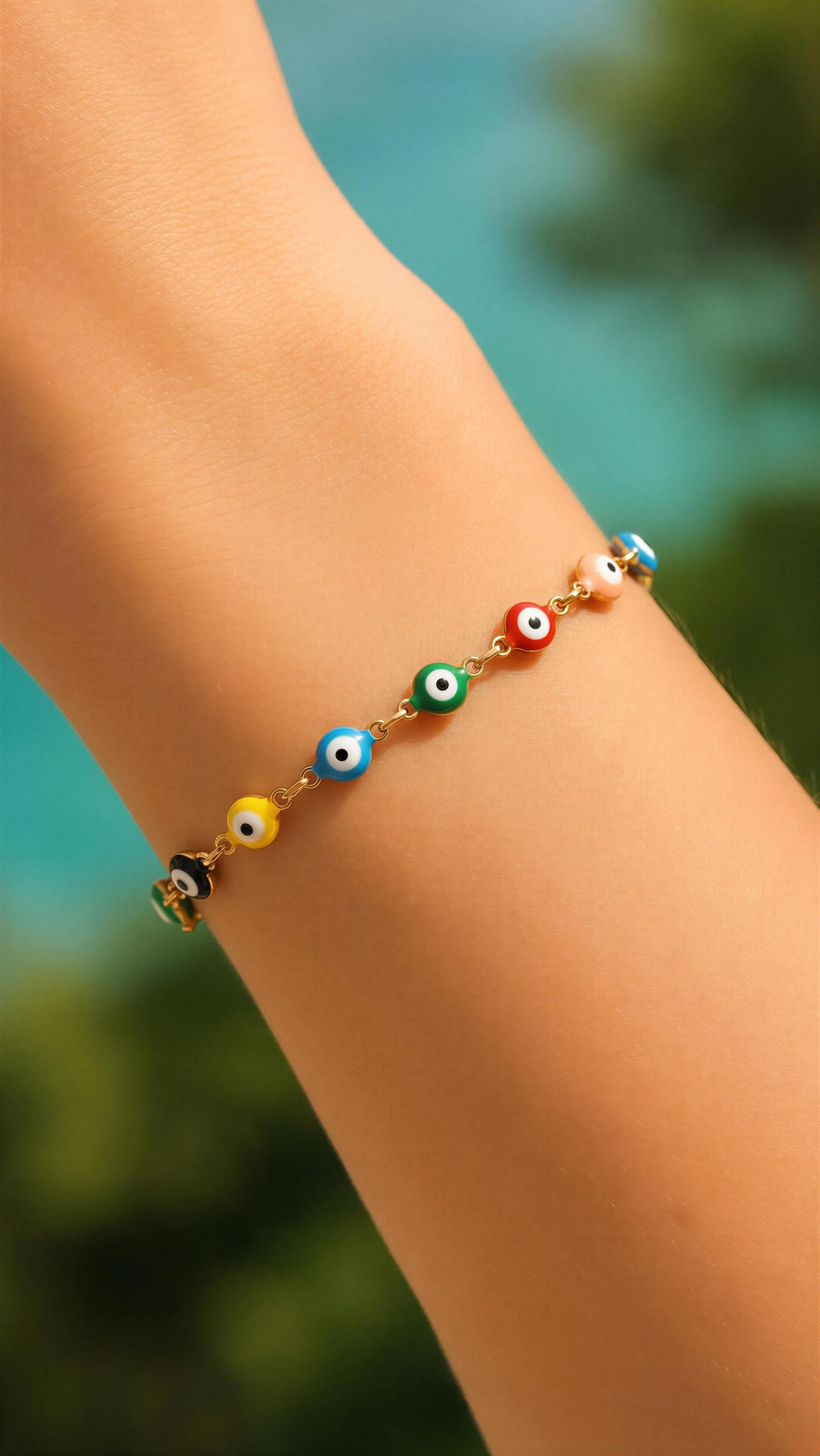 Unisex Stainless Steel Turkish Bangle Bracelet multi color