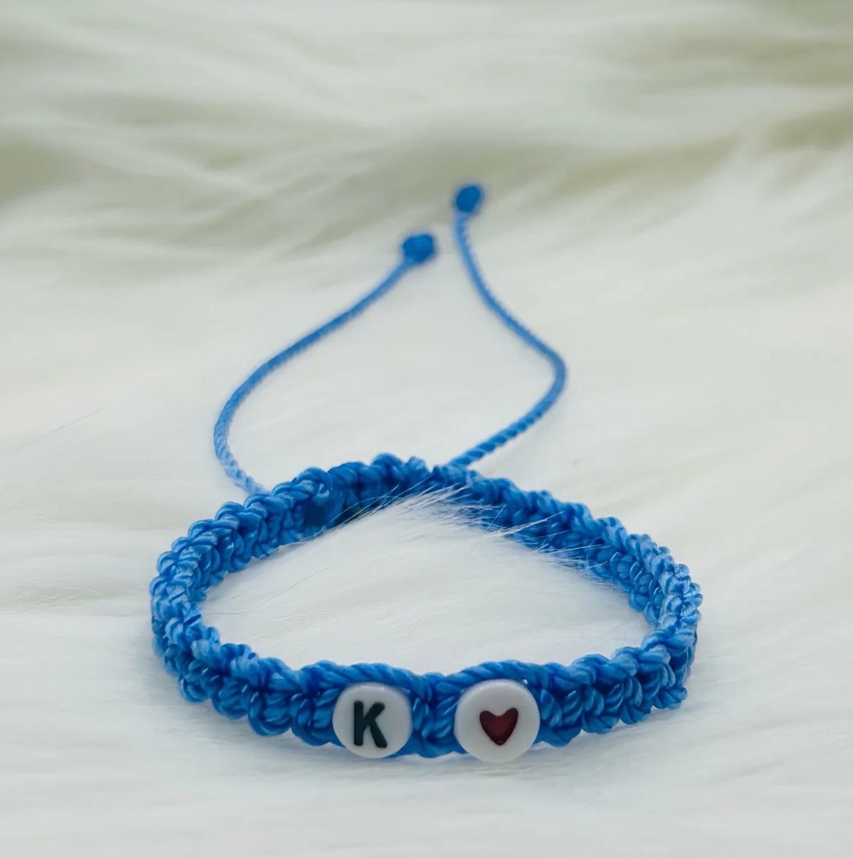 Personalized Rope Friendship Bracelets with Initials