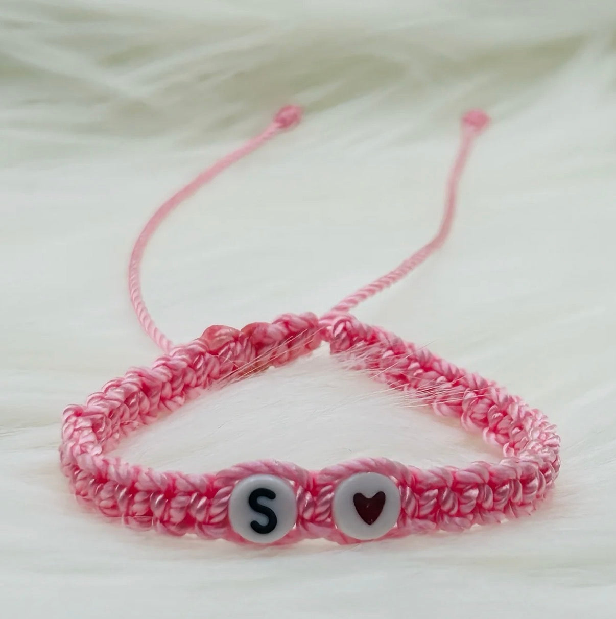 Personalized Rope Friendship Bracelets with Initials