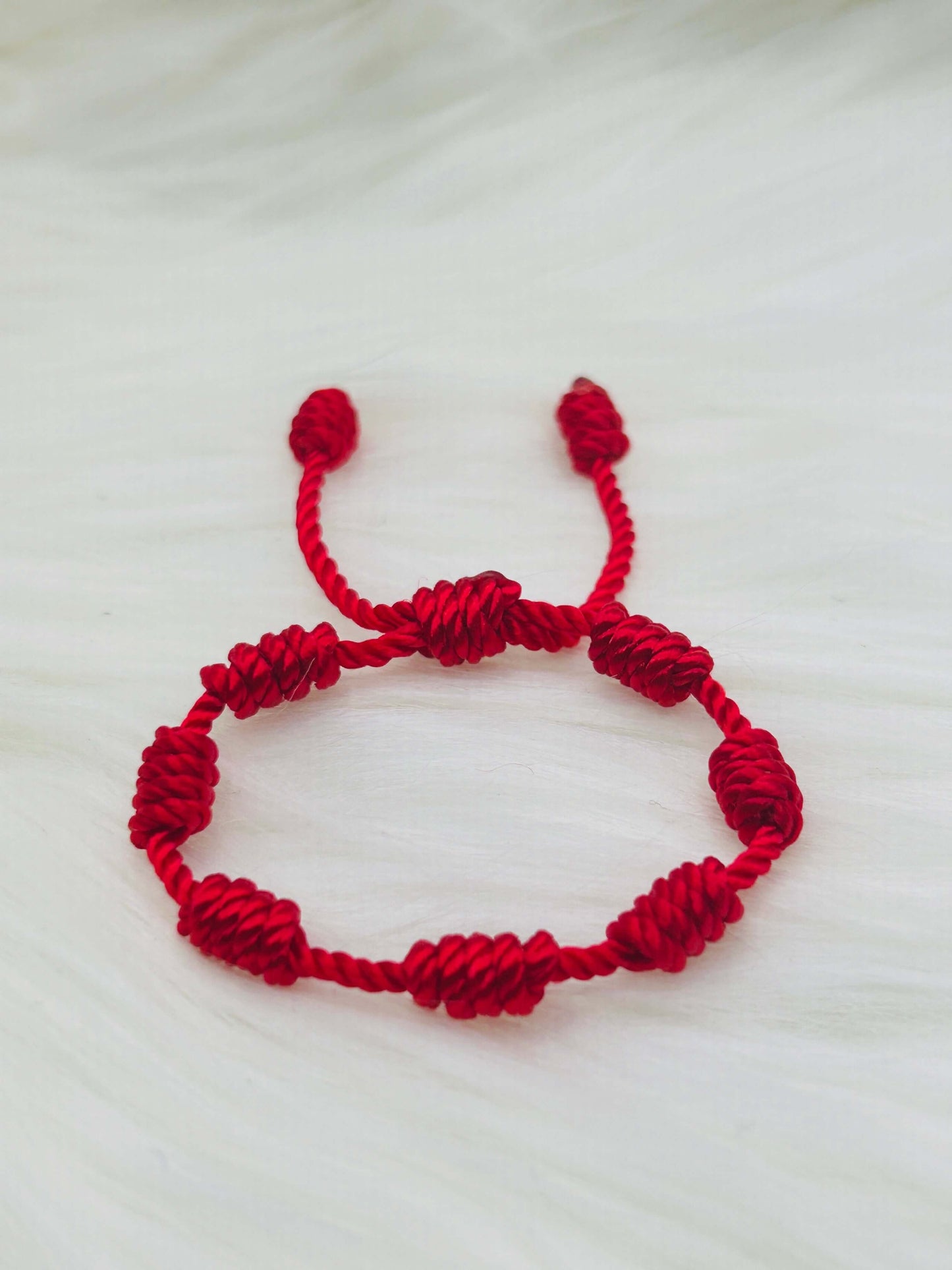 Pulseras de ojo turco o 7 nudos para bebe y ninos