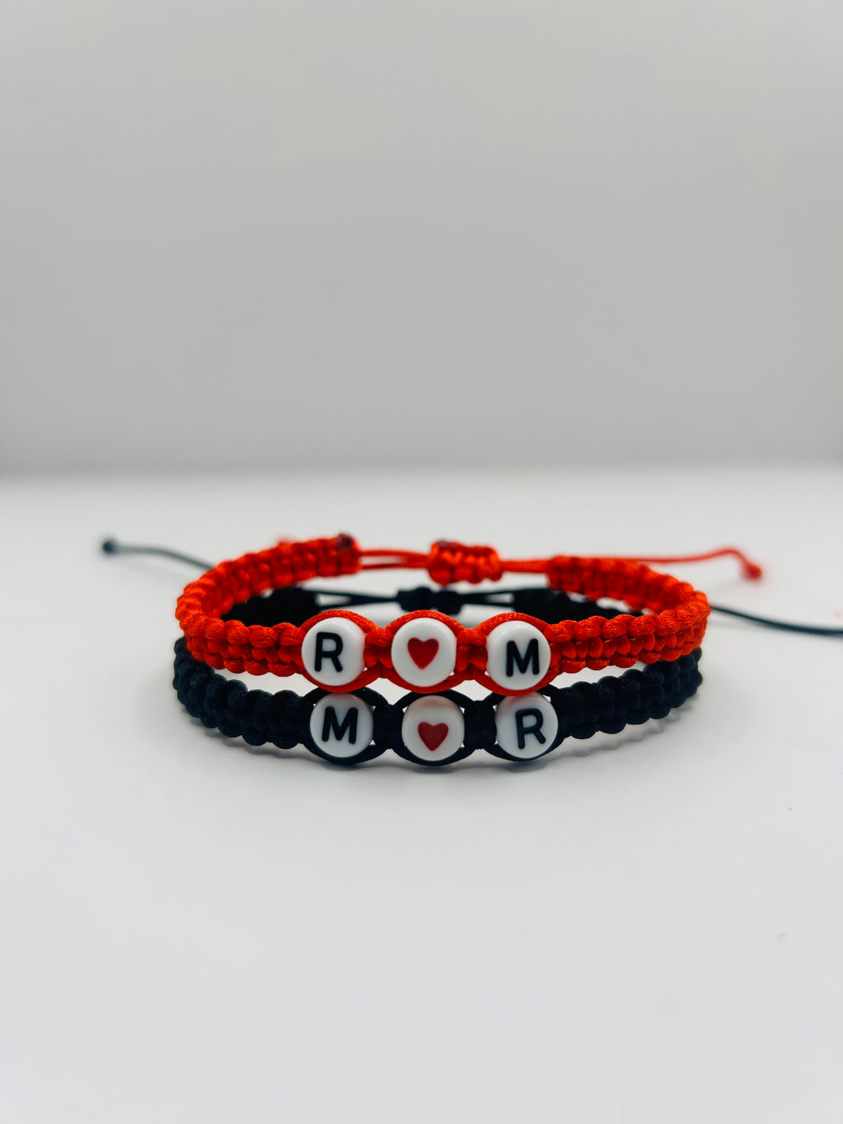 Personalized Couples Initial Bracelet Set for Couples