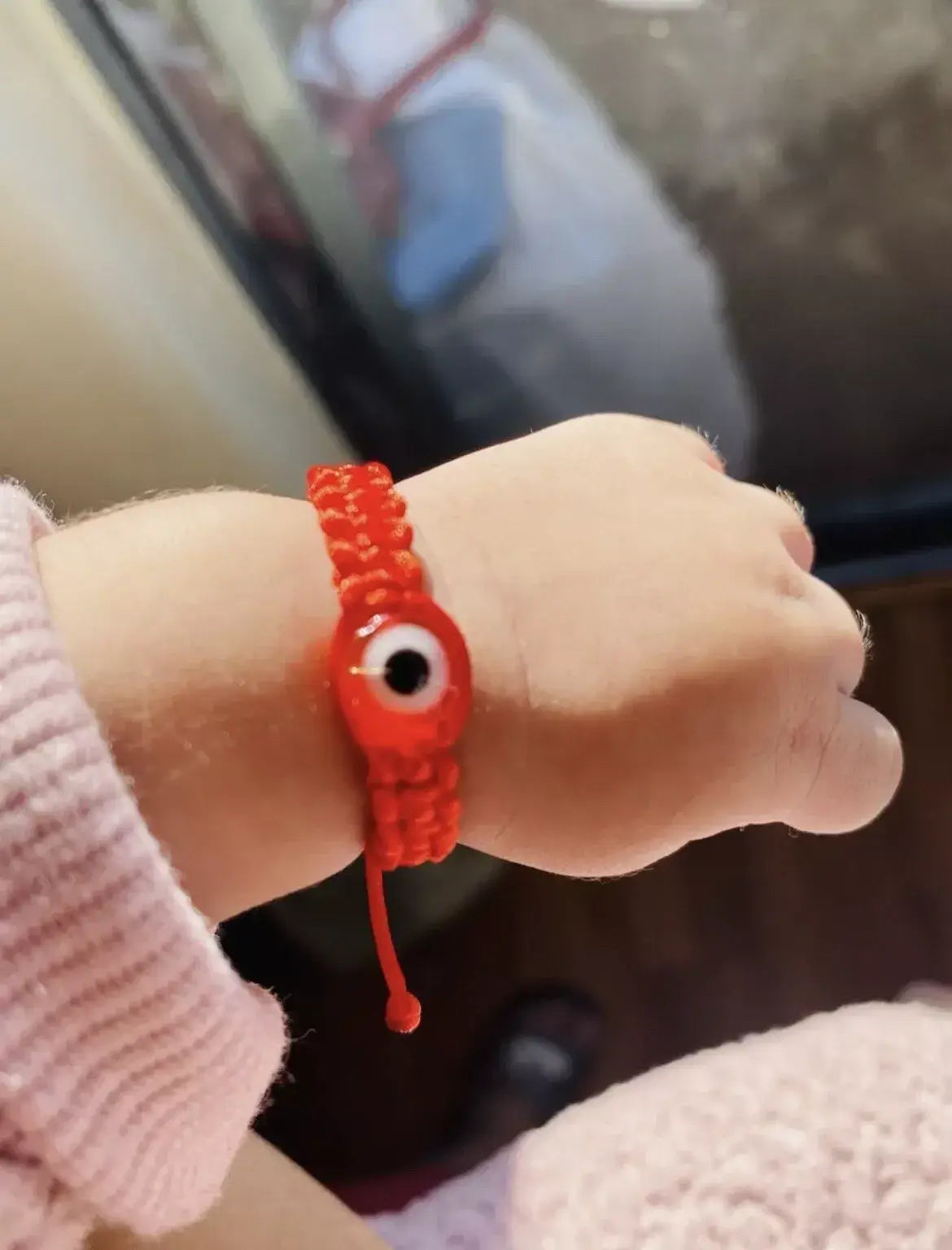 Pulseras de ojo turco o 7 nudos para bebe y ninos